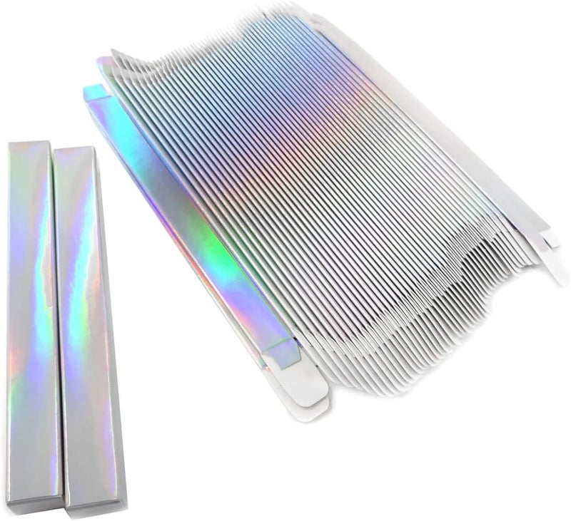 HONBAY صندوق هولغرافي لأحمر الشفاه من هونباي 50 قطعة لتغليف الهدايا وتنظيم المكياج