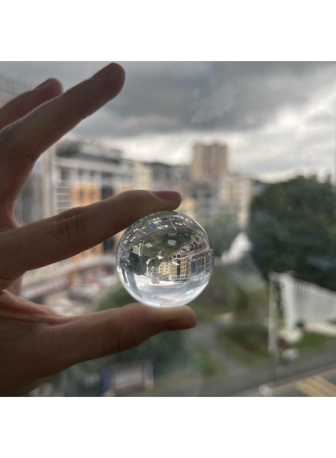 BeeSpring Crystal Solid Clear Crystal Ball 1.57 inch Glass Sphere Display Sculpture Decor Ornaments Home Office Decoration and Photography Accessory Gift with Gift Box (40MM) - Image 5