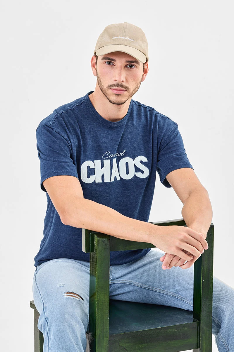 سنيتش تي شيرت فضفاض فوضوي