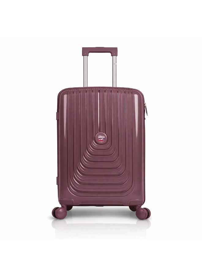 منيك طقم حقائب سفر فياجيرو ستر أورديناريو  قطع | حقائب ترولي صلبة من البولي بروبلين | بعجلات مزدوجة  درجة | مقاس كابينة  بوصة، متوسط  بوصة، كبير  بوصة | بنفسجي - Image 3