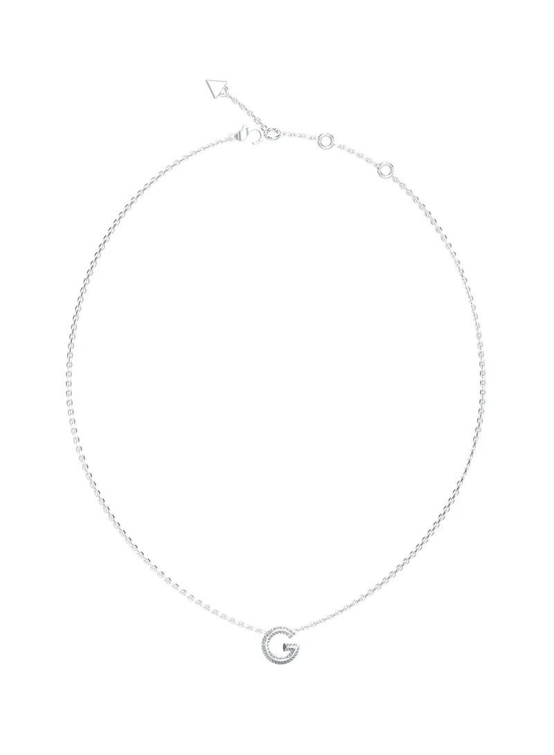 GUESS G Crystal Logo Necklace