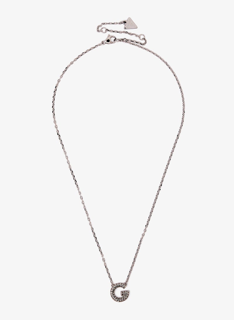GUESS G Crystal Logo Necklace - Image 1