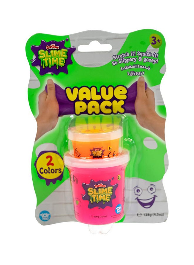 DohTime SlimeTime Value Pack 1-Ounce & 3-Ounces Slime Can - Image 3