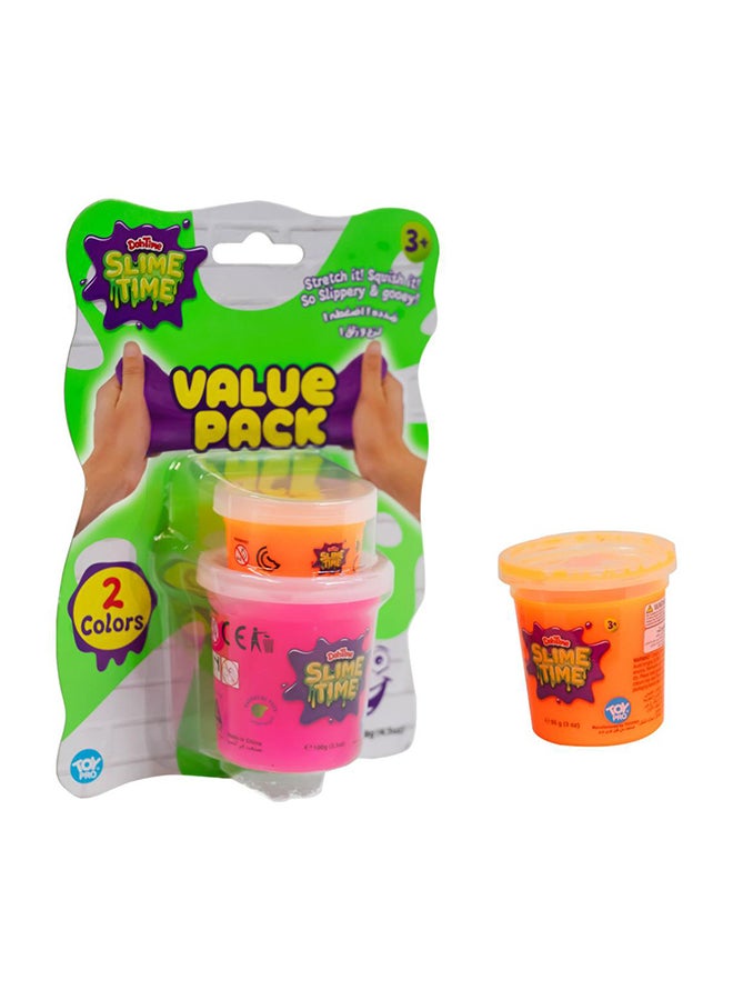 DohTime SlimeTime Value Pack 1-Ounce & 3-Ounces Slime Can - Image 2