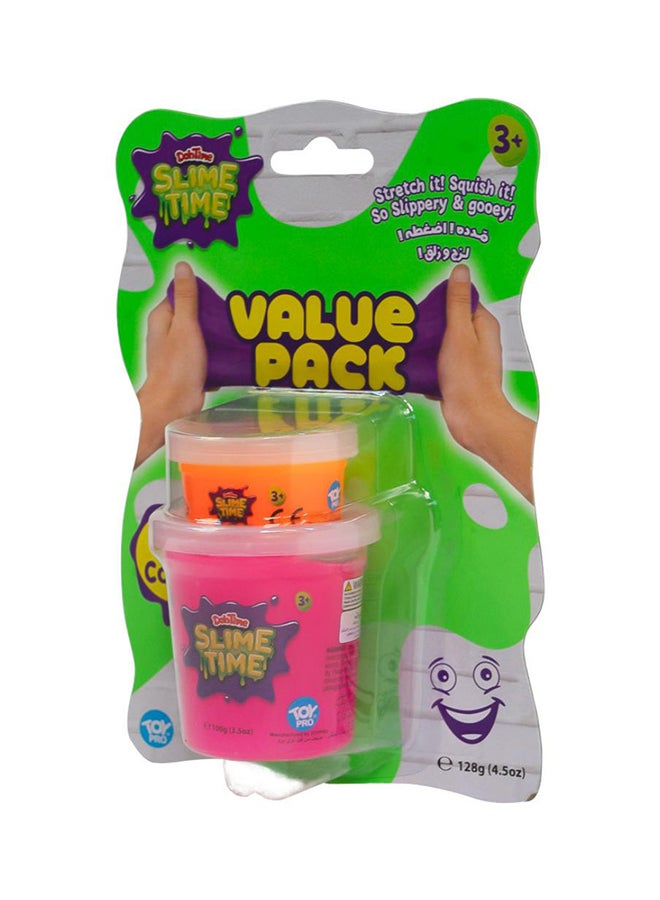 DohTime SlimeTime Value Pack 1-Ounce & 3-Ounces Slime Can - Image 4