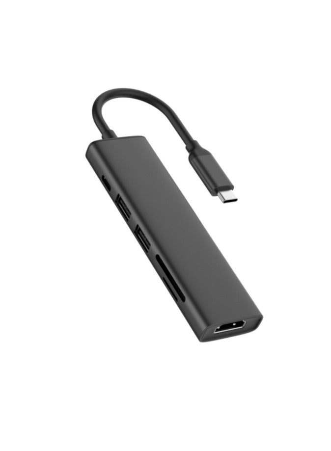 هانتكي محطة إرساء متعددة الوظائف 6 في 1 بمنفذ USB-C - Image 1