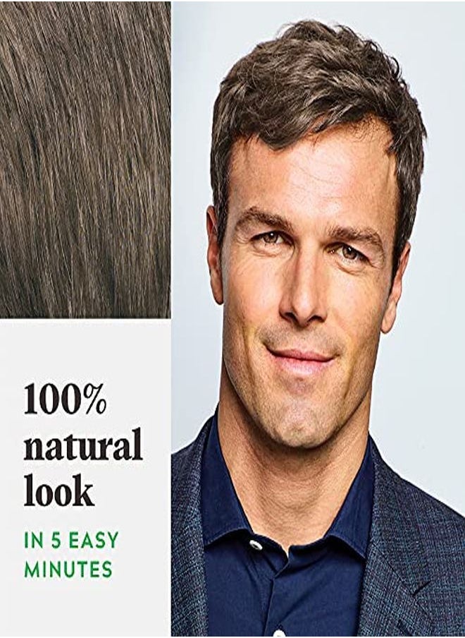 Just For Men شامبو ملون (التركيبة الأصلية سابقًا)، صبغة الشعر الرمادي للرجال - بني متوسط، H-35 (قد يختلف التغليف)  - Image 4