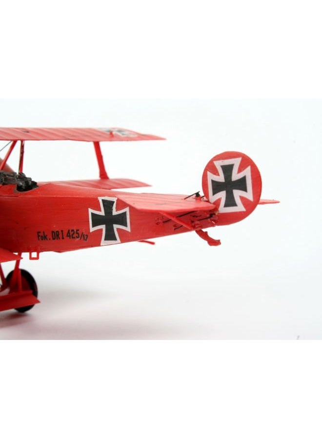 Revell 04116 Fokker DR. 1 Triplane 1:72 Scale Unbuilt/Unpainted Plastic Model Kit, Red - Image 4