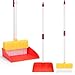 LIMIROLER Kids Cleaning Toy Set Toddlers Broom Dust Pan Set for Housekeeping Pretend Play Cleaning Set Cleaning Toys Gift for Toddlers Girls Boys Age 36 Years Old 2PCS Red and Yellow Set - Image 2