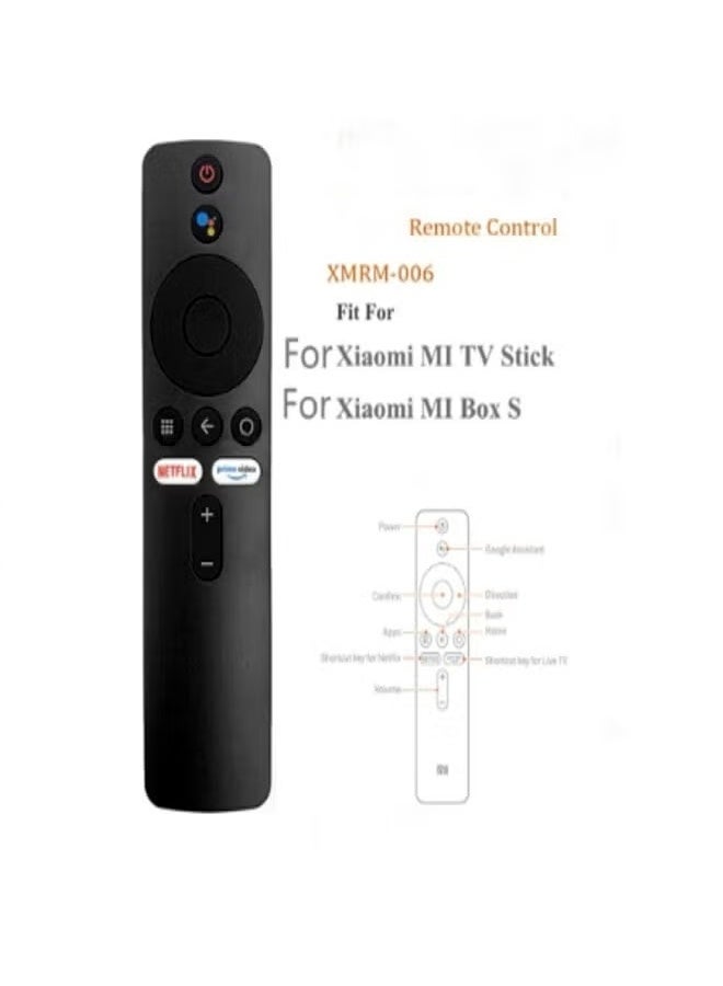 ACECOAT Bluetooth Remote Control With Netflix & Prime Video Button Compatible With Mi Android Box 4k Hdr Mi Box & Mi Stick With Voice - Image 2