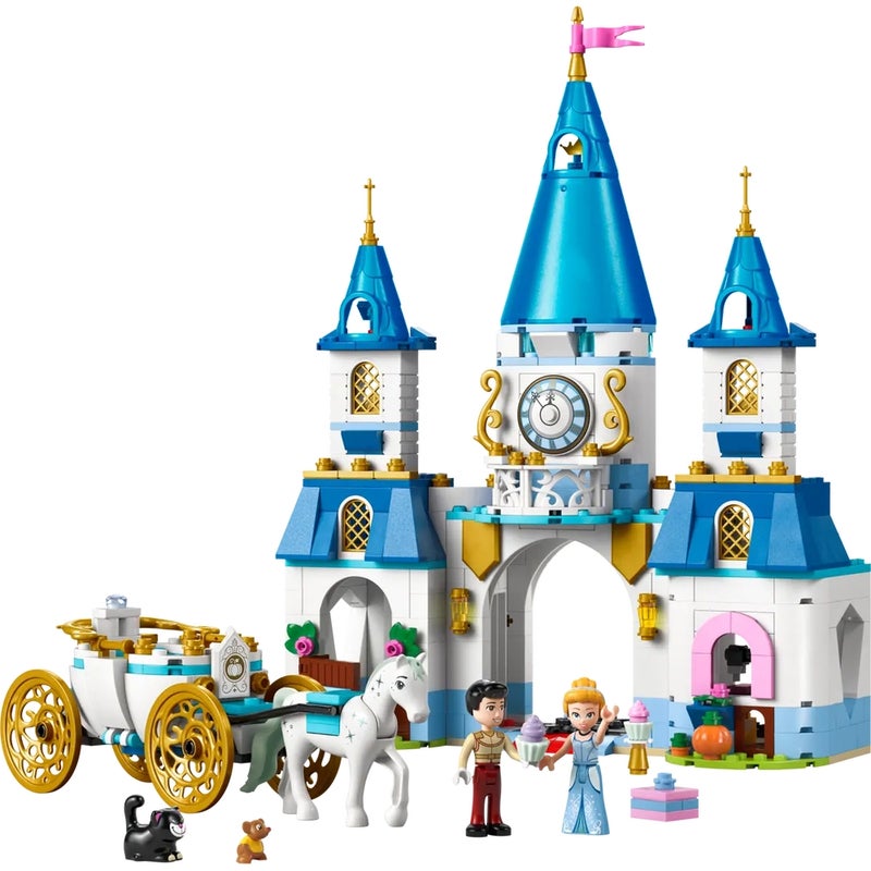 LEGO - Disney Cinderella's Castle & Horse Carriage 596 Pieces - 43275 - Image 2