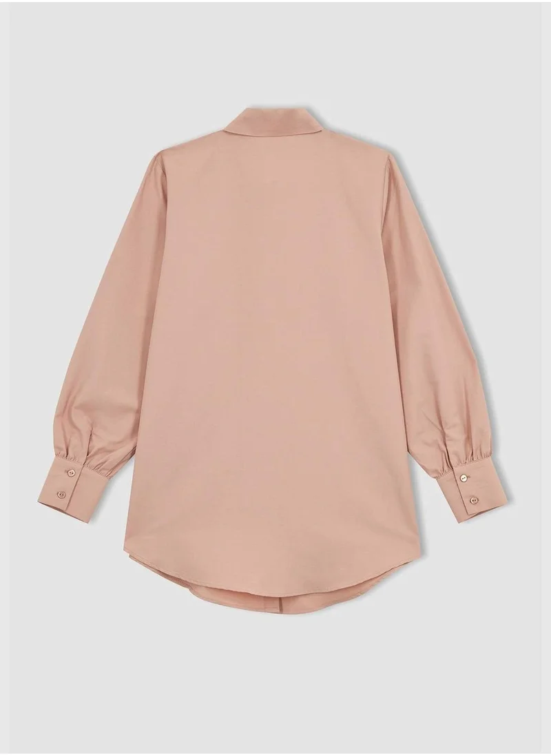 ديفاكتو Woman  Woven Long Sleeve Tunic