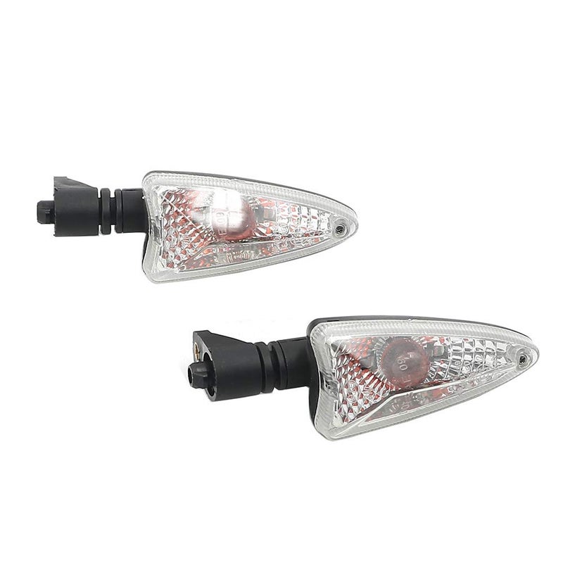 Motorcycle Front/Rear Blinker Turn Signal Light 120mm For F800R F800S K1300R/S F800GT F800ST F800GS S1000RR C600 G650GS F765GS Transparent ï¼ˆNO WIRE,ONLY LIGHT)