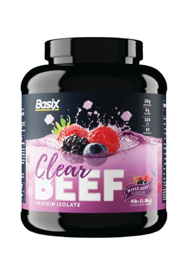 Basix clear beef isolate Mixed berry 4lb