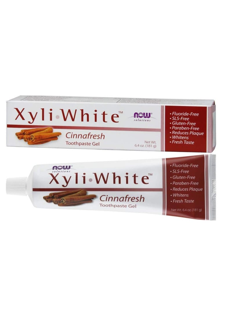 now جل معجون أسنان سينا فريش من إكسيلي وايت 181 جرام، قطعتين
