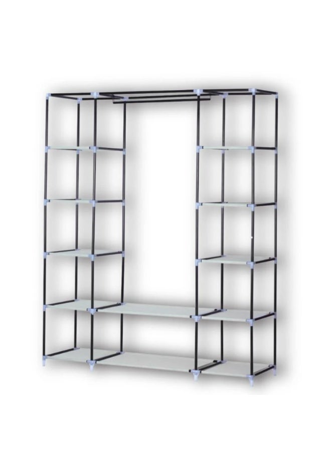 eBasket Safari Portable Closet and Organizer with 3 Compartments - Large (Color May Vary) - Image 2