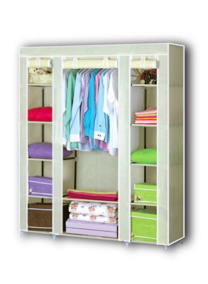 eBasket Safari Portable Closet and Organizer with 3 Compartments - Large (Color May Vary) - Image 3