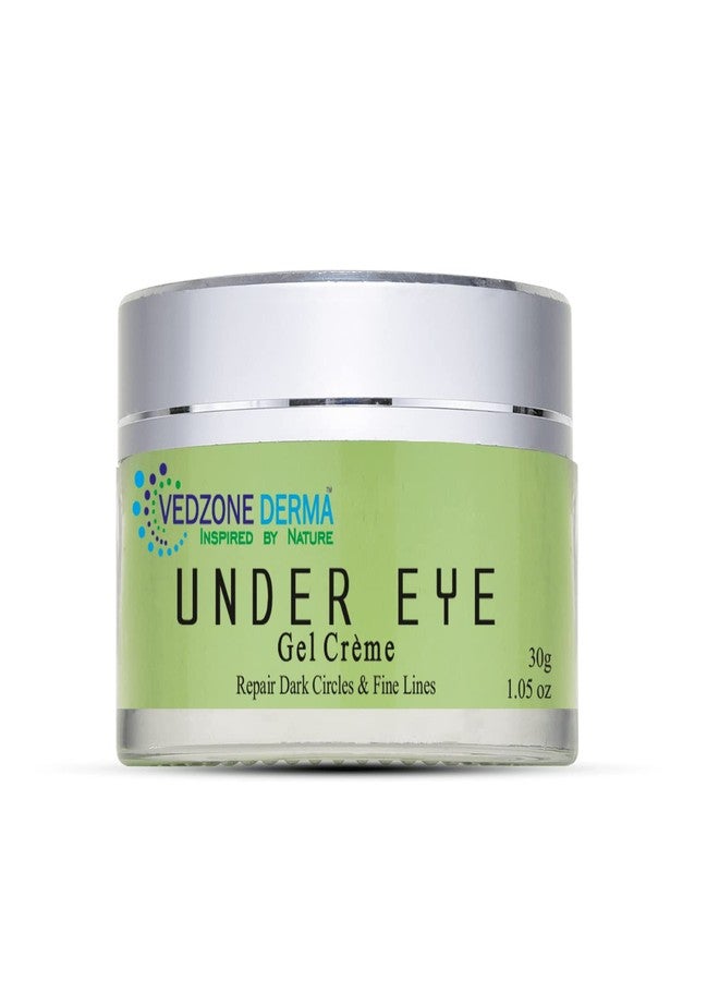 Vedzone Derma Under Eye Gel Crème - 30g | Reduces Dark Circles & Fine Lines | Hydrating Eye Gel for Puffy, Tired Eyes | Natural Gel for Bright, Smooth & Refreshed Under-Eye Skin - Image 2