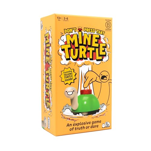 Big Potato Mine Turtle an Explosive Game of Truth Or Dare Featuring Over 100 Silly Mission Cards Perfect Board Game for Teenagers Families and Adults Great for Game Night - Image 1