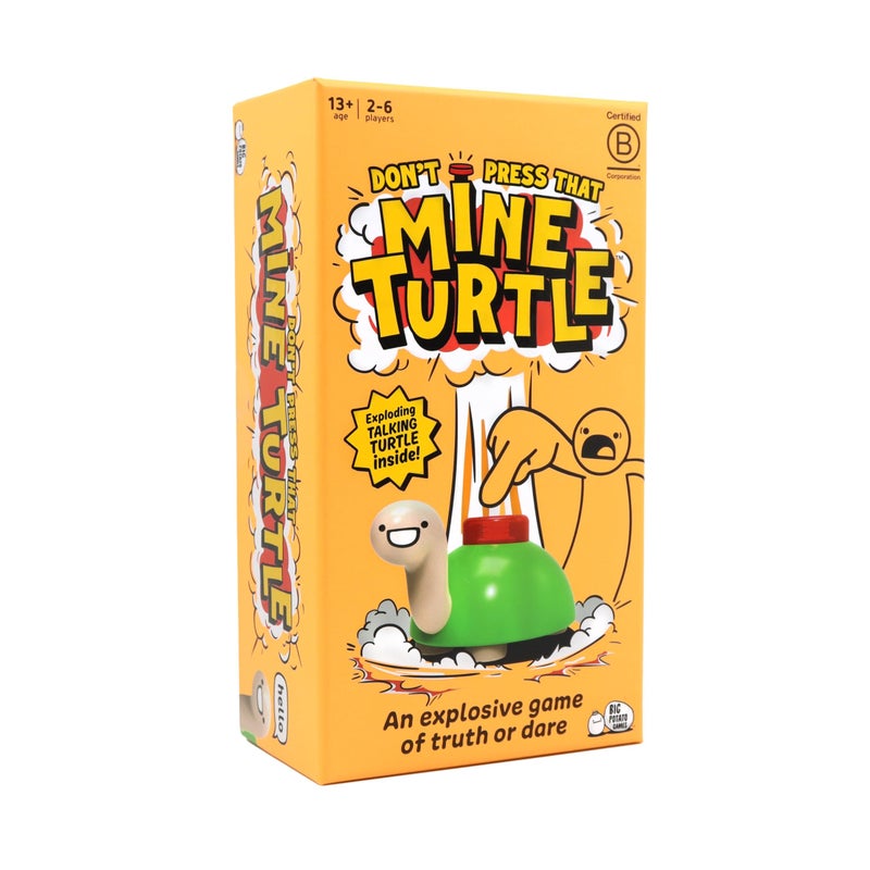 Big Potato Mine Turtle an Explosive Game of Truth Or Dare Featuring Over 100 Silly Mission Cards Perfect Board Game for Teenagers Families and Adults Great for Game Night - Image 3