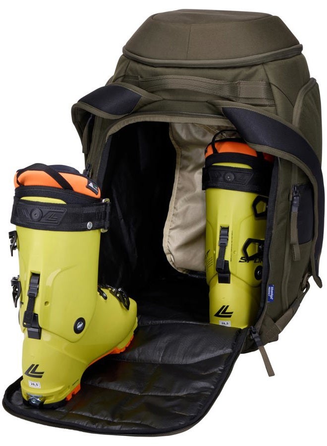 THULE RoundTrip 60L Backpack - Boot backpack for ski and snowboard travel - Soft pocket for goggles and helmet - Image 4