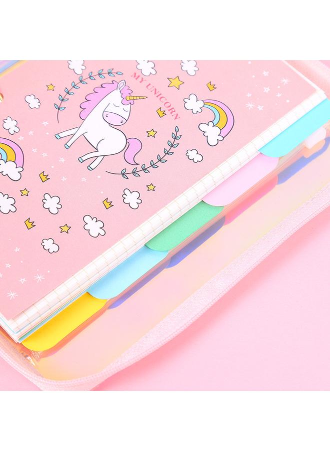 Bluejw South Korea Ins Girl's Heart Loose-leaf Hand Account Book Laser Zipper Internet Celebrity Journal Book Hand Account Book Suit Notebook - Image 5