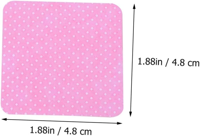 FRCOLOR 800pcs Eyelash Extension Glue Bottle Wiper Pads Reusable Makeup Remover Face Cleansing Pads Glue Residue Remover Safe Skin Friendly Compact - Image 2