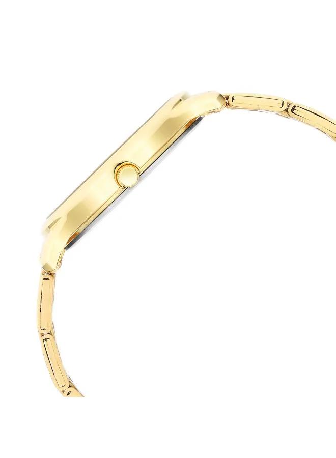 TITAN Men Analog Display Watch With Gold Stainless Steel Strap - 1825YM02
