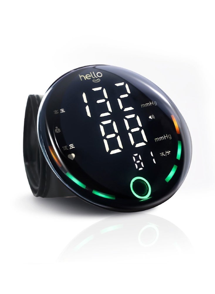 general Blood Pressure Monitor, Rechargeable Blood Pressure Wrist Digital BP Machine with LED Backlit Display, Voice Broadcast, User 99x2 Reading Memory Wrist Electronic Sphygmomanometer - Image 1