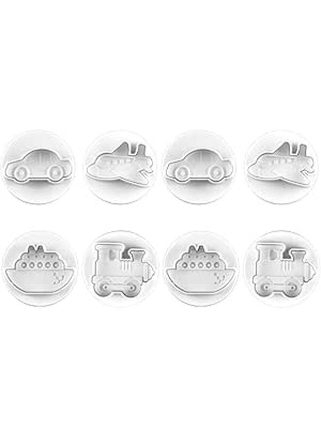 8Pcs Food Grade Plastic Cake Molds Spring Baking Die Set For Chocolate Pastry - Image 1