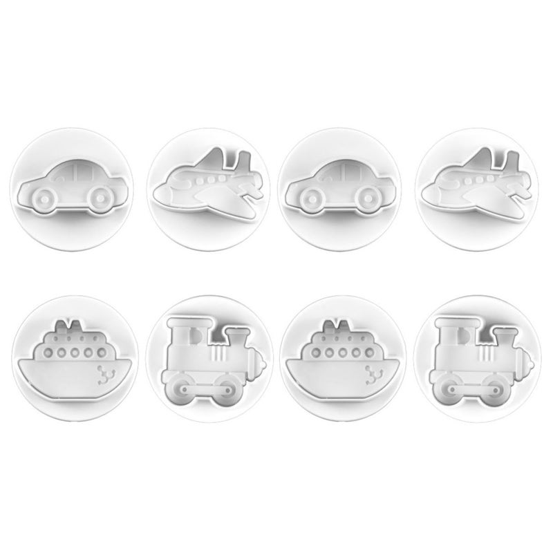 8Pcs Food Grade Plastic Cake Molds Spring Baking Die Set For Chocolate Pastry - Image 2
