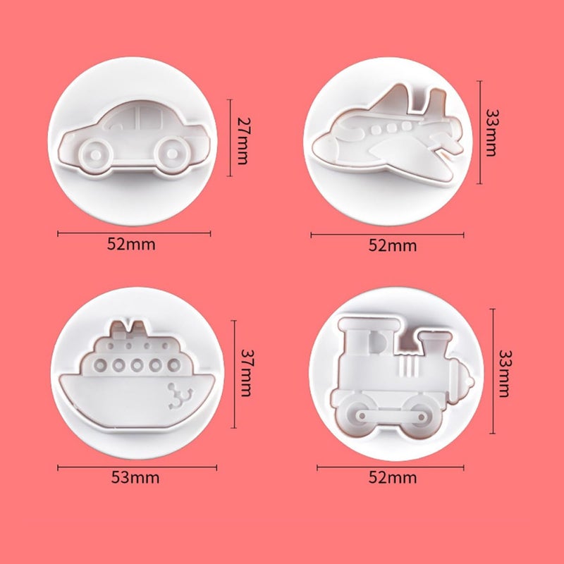 8Pcs Food Grade Plastic Cake Molds Spring Baking Die Set For Chocolate Pastry - Image 5
