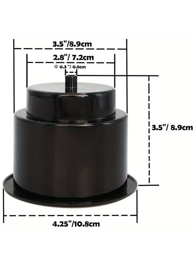Heavy Duty Non Slip Cup Holder Inserts 4pcs Drain Holes Spill Proof Boat RV Camper - Image 3