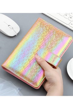 Y&D A6 Cash Envelopes Budget Binder,6 Ring Leather Notebook Binder Cover Money Organizer Zippe Pockets,12pcs Expense Sheets, 2pcs Letter Sticker Labels, Saving System (Yellow)  - Image 2