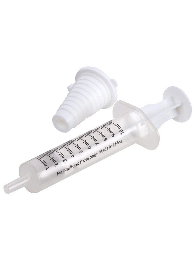 EZY DOSE Kids Baby Oral Syringe & Dispenser Calibrated for Liquid Medicine, Reduce Mess, Easy Way to Orally Administer Medication, 10 mL/2 TSP, Includes Bottle Adapter, Clear, BPA Free - Image 1