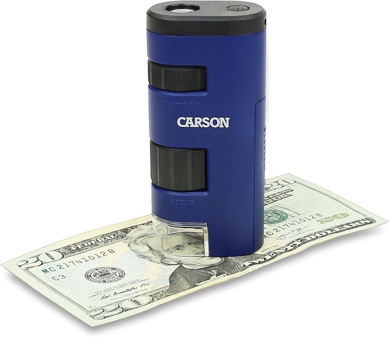 Carson Pocket Micro 20x-60x LED Pocket Microscope Handheld STEM Toy (MM-450) - Image 2