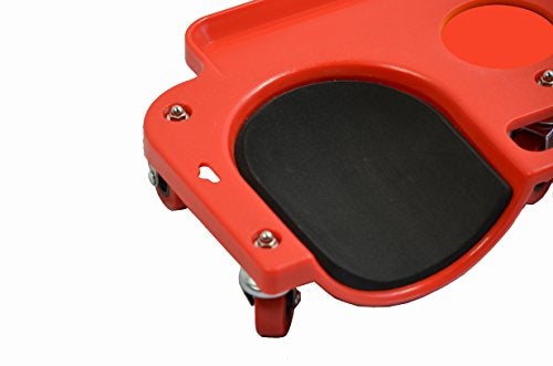MaxWorks MaxxHaul 80748 Rolling Knee Creeper/Pads ABS High-Impact Frame, 5 Swivel Castors, Tool Tray Holder, multi-color, Small - Image 4