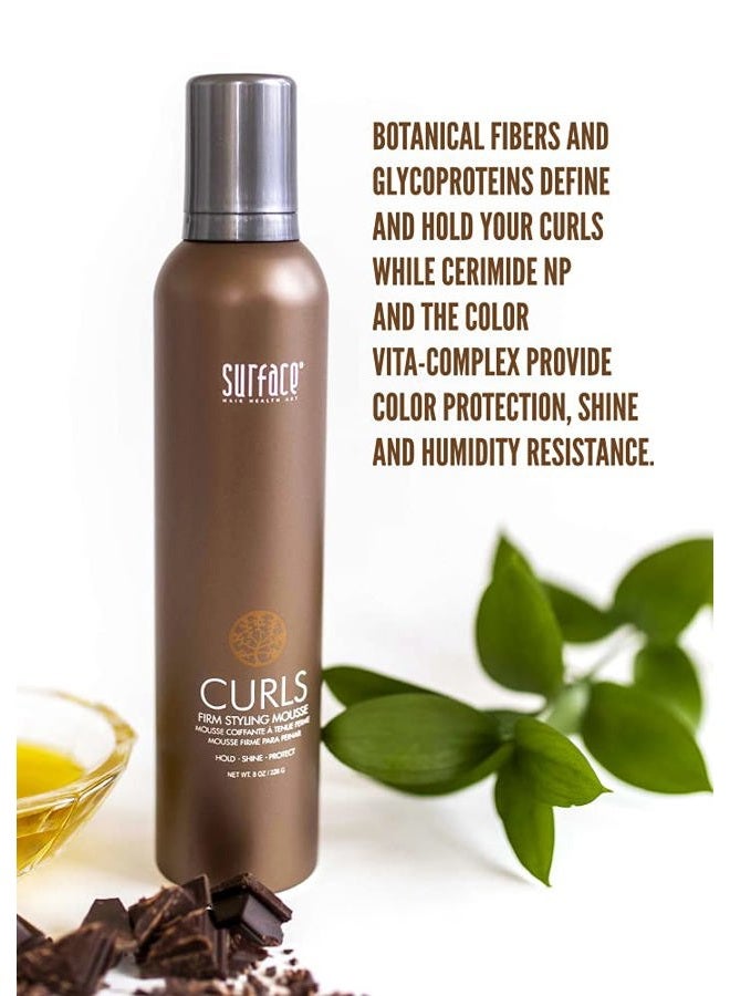Surface Hair Curls Firm Styling Mousse, 8 oz. - Image 3