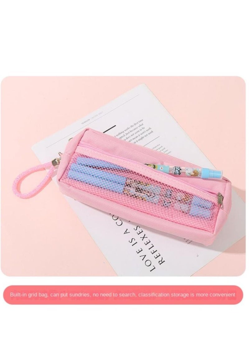Y&D Pencil Case Girls Large Capacity Stationery Case Primary School Students Multifunctional Pencil Case Wholesale Quicksand Pencil Case - Image 4