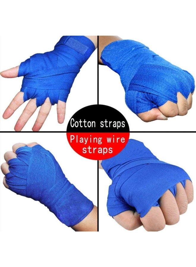 أربطة اليد للملاكمة قطعتان - قطن نايلون متعدد الألوان - Image 4