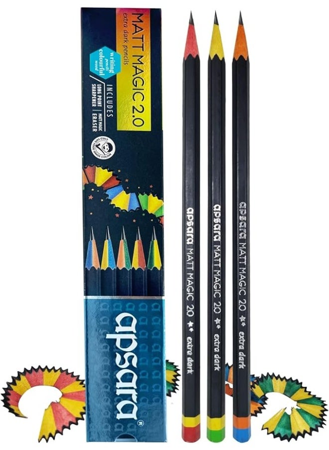Apsara Matt Magic 2.0 Pencil (PACK OF 10 PENCILS) - Image 1