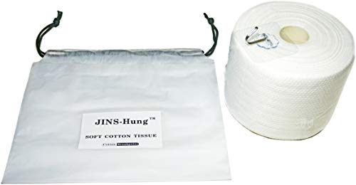 JINS-Hung Natural Disposable Facial Towel - 100% Soft Terry Cloth Fabric - Makeup Remover Tissues - Professional Everyday Comfort Facial Towel (80Pcs/Roll) - Image 4