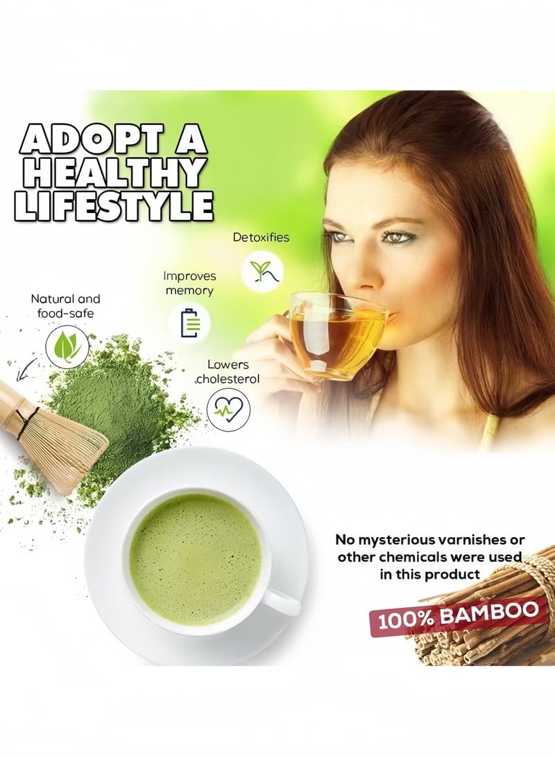 7Pcs Matcha Tea Set，Matcha Kit with Matcha Bowl (with Pouring Spout)，Matcha Whisk，Whisk Holder，Strainer - Elegant Matcha Set for Gifting and Personal Use，Gift Box Packaging - Image 3