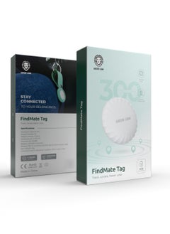 GREEN LION Findmate Tag / Track/Locate/Never Lose Keys/ Wallets /Pets/ Essentials / Works with Apple Find / Precise Positioning / Long Lasting Battery Life / Certified Chip / Smart Tag - White  - Image 3