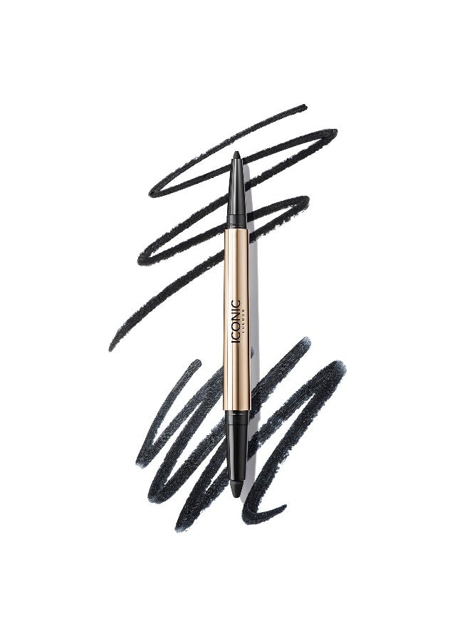 ICONIC LONDON Smokey Eye Duo Kajal - Midnight Black - Image 1