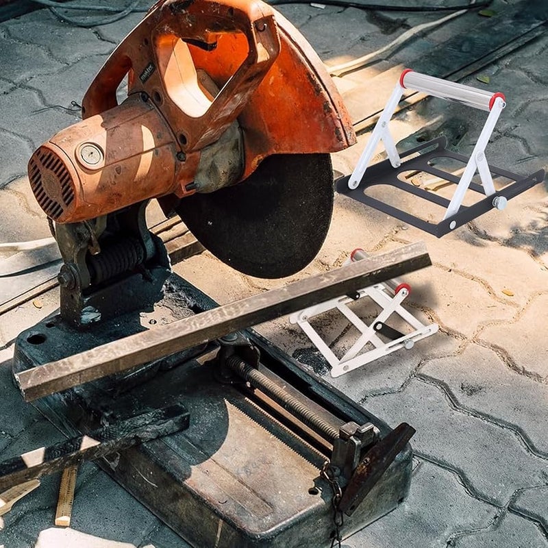 حامل منشار قابل للتعديل من الفولاذ المقاوم للصدأ، طاولة عمل، إطار دعم لآلة القطع - Image 5