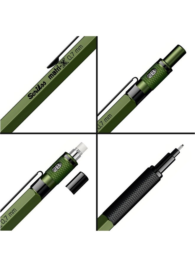 Scrikss Matrix Mechanical Pencil (0.7 Mm Dark Green)  - Image 4