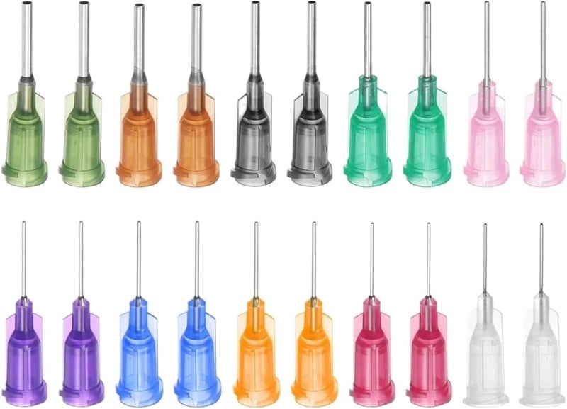 إبرة توزيع ذات طرف غير حاد للصناعة لمسدس الغراء السائل 0 21 مم 100 قطعة - Image 1