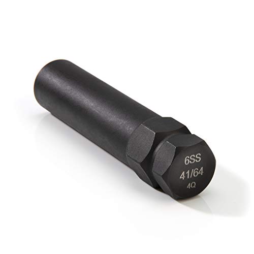 Steelman Pro 6-Spline 41/64-Inch Socket-Style Locking Lug Nut Key, Removes Spline-Style Aftermarket Lug Nuts, Durable, Thin-Walled (78539) - Image 3