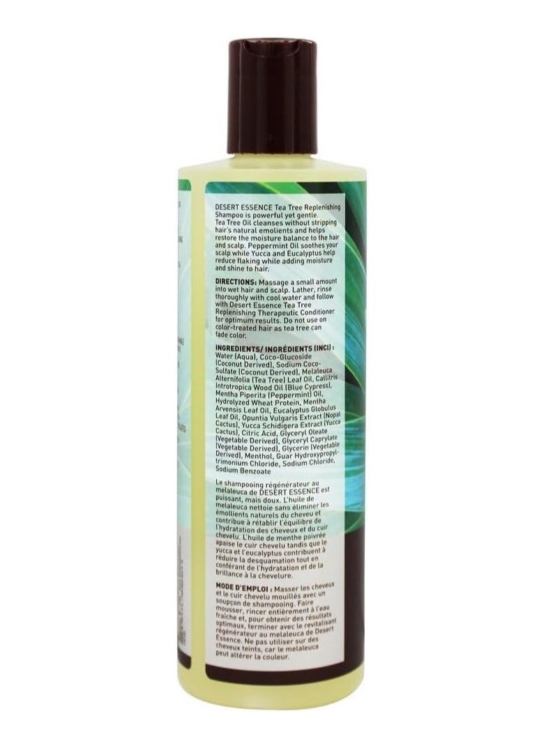DESERT ESSENCE Tea Tree Daily Replenishing Shampoo 12 fl. oz.  - Image 3